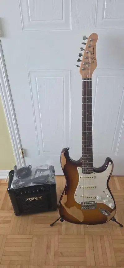 Jay Turser Electric Guitar and Mega Amp - NEW, View more