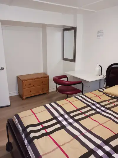 A brand new private day room with a queen-size bed, View more