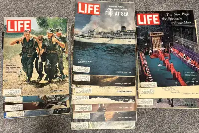 14 Vintage LIFE magazines from 1963-1965, View more