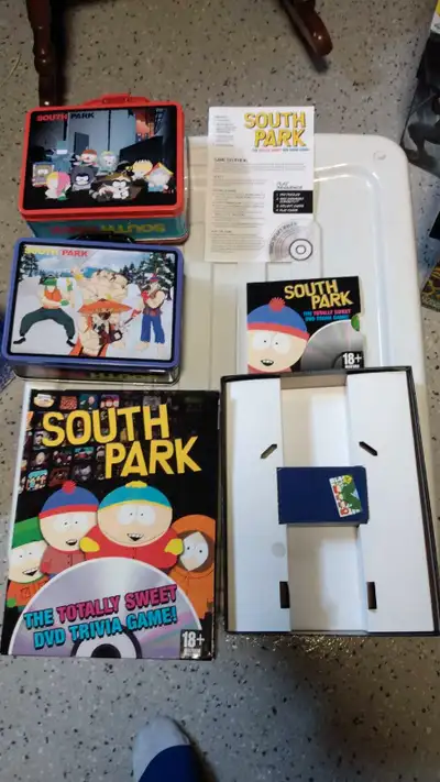 LOT!️SOUTH PARK (2) Lunch Boxes + PC Game, View more