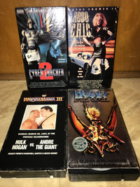 Cult VHS Movie $5+ ea HEAVY METAL WRESTLEMANIA III