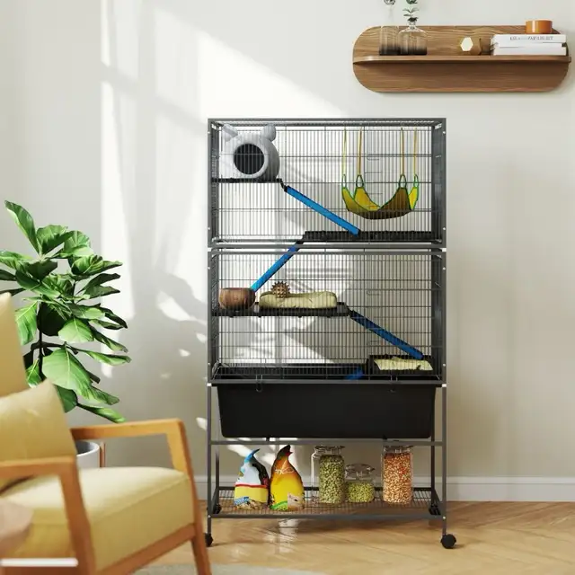 59" 5-Level Small Animal Cage, Rolling Ferret Cage with 6.3"  in Accessories in Markham / York Region - Image 10