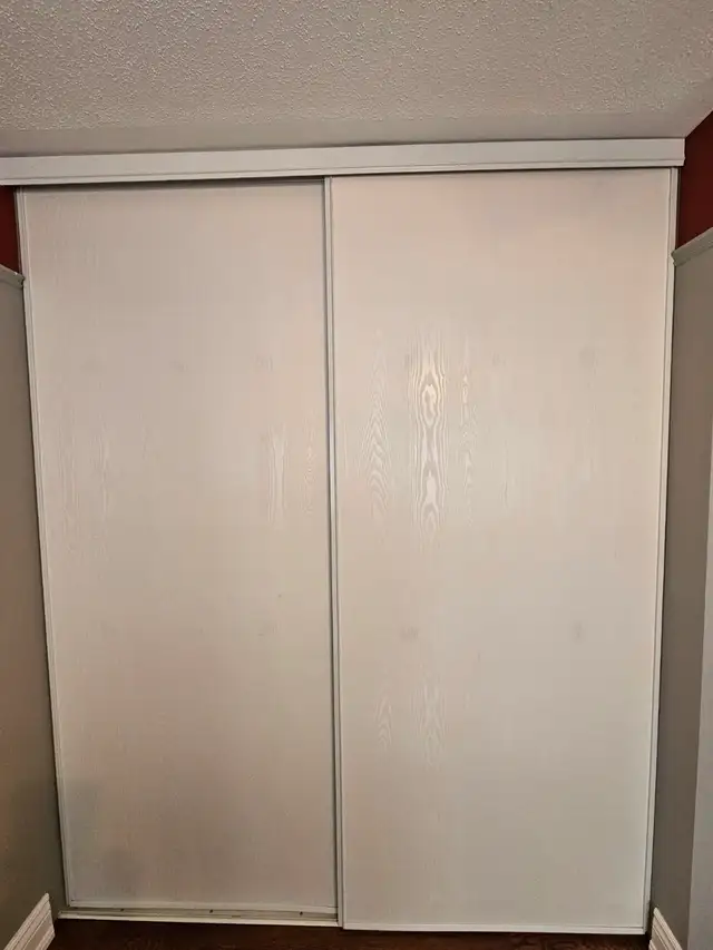 White Sliding Closet Doors