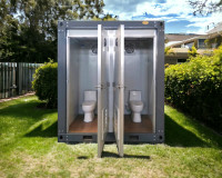 Toilettes portatives tandem
