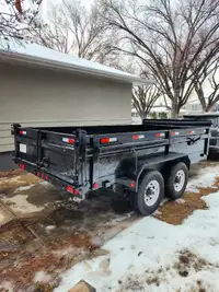 14 ft x 7ft dump trailer for Rent! 14,000 lb capacity 