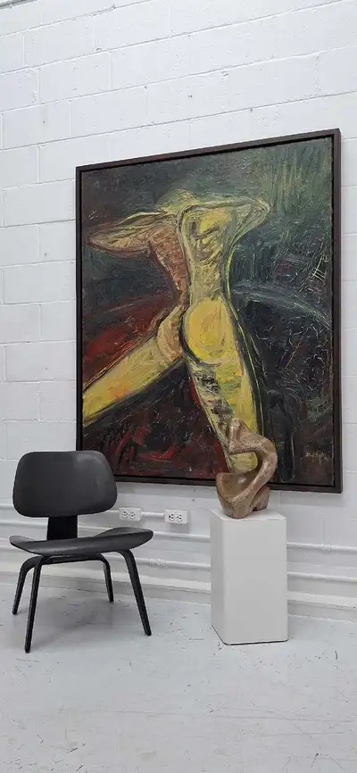 Large contemporary wall artwork (oil painting) from 1997, View more