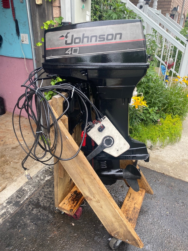 1988 Johnson 40hp Outboard Motor Powerboats & Motorboats