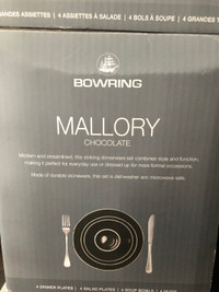 Bowring “Mallory” dishes - 4 settings.