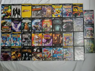 Jeux Nintendo Gamecube en boite. -Je suis situé à Mont St-Hilaire. -English speakers are welcome, I...