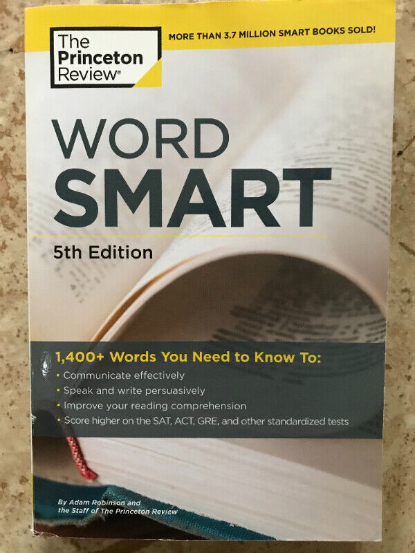 Word Smart, 5th Edition (Smart Guides) by The Princeton Review in Textbooks in City of Toronto