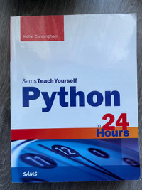 Python in 24 Hours, Sams Teach Yourself(2nd Edition)