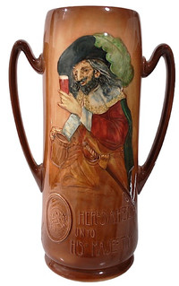 Royal Doulton Kingsware 'Here's A Health Unto His Majesty' Vase