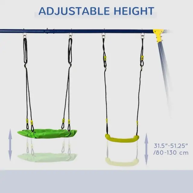 330 lbs Kids Swing Set for Backyard in Hobbies & Crafts in Markham / York Region - Image 6