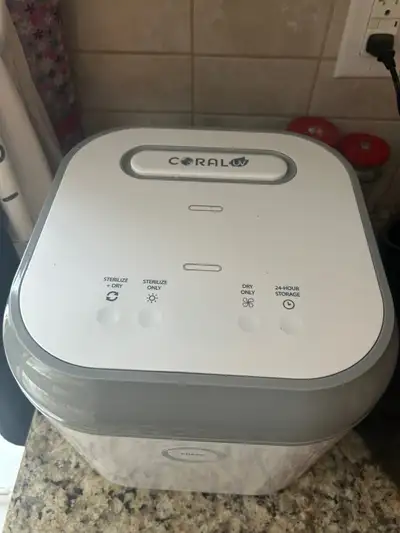Coral baby bottle sterilizer and dryer in good condition, View more