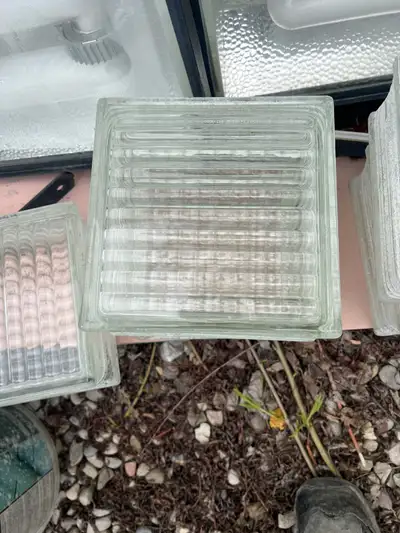Vintage glass blocks, View more