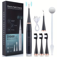 Black Premium Rechargeable 3-in-1 Electric Toothbrush set