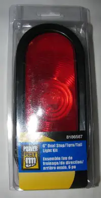 6" Oval Stop/Turn/Tail Light Kit New