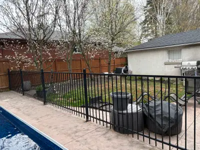 Aluminum fence. best offer., View more