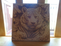 Lion - 3D Illusion Laser Engraved Wood Decor