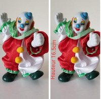 Clown Hauteur 6.5po. / 16.5 cm. $3.00 pour décorer chambre d'enf