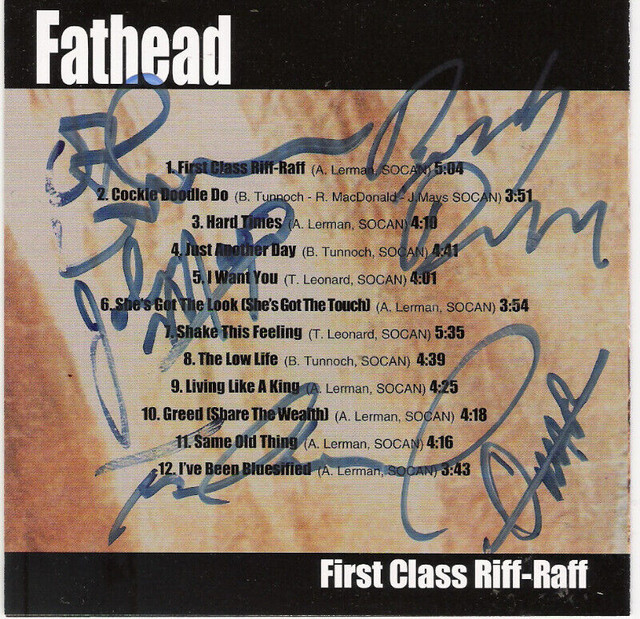 Signed Blues CD lot x 4 - Fathead + Danny Brooks + Blackburn + in Arts & Collectibles in Peterborough - Image 2