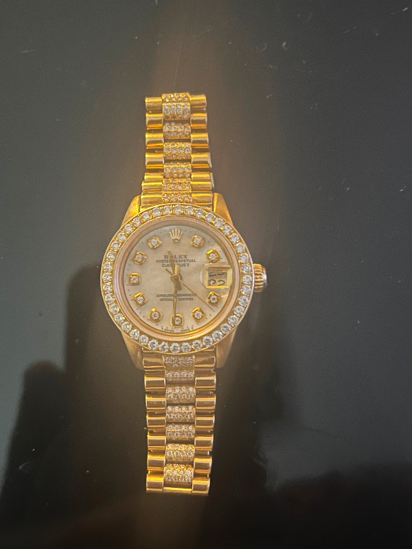 Rolex Ladies Presidential 26mm with vs diamonds 18k in Jewellery & Watches in Mississauga / Peel Region - Image 2