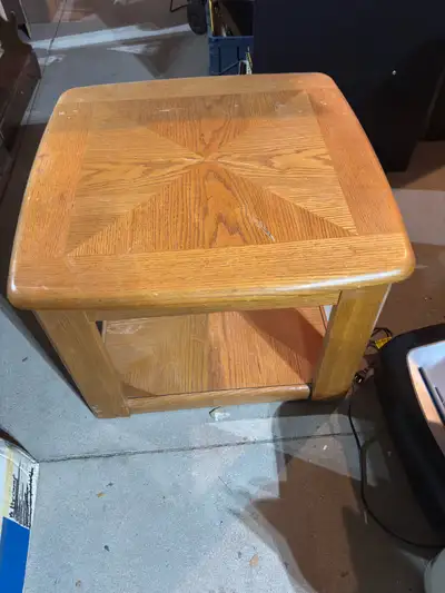 Very Solid and sturdy side table, View more