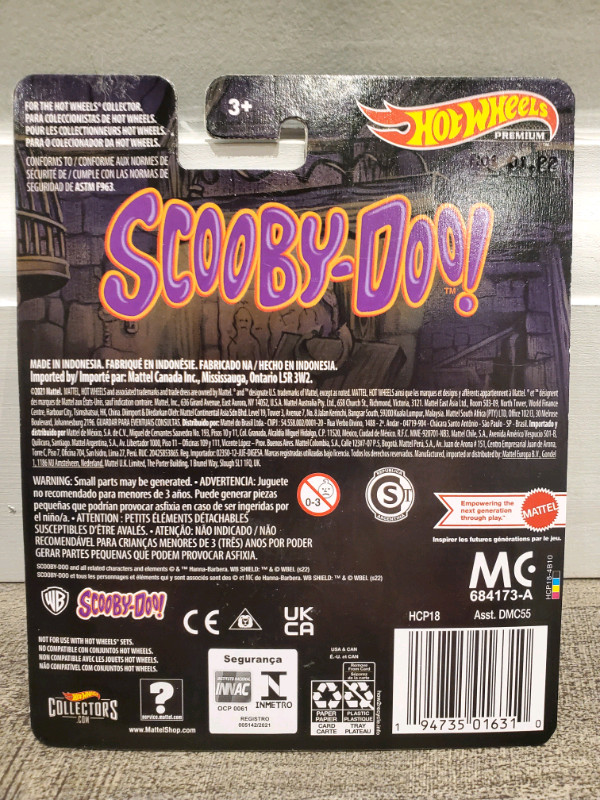1:64 Diecast Hot Wheels Premium Scooby-Doo The Mystery Machine in Arts & Collectibles in Kawartha Lakes - Image 3