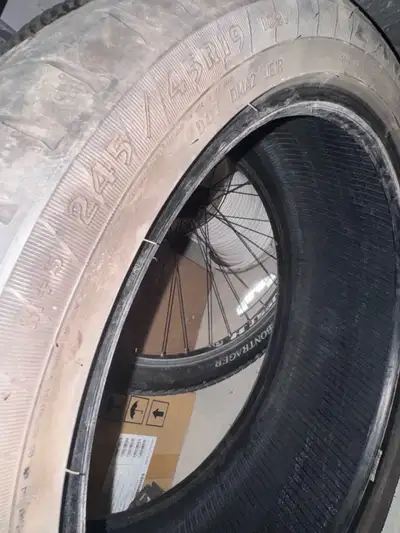 All season Good Year Eagle run on flat tires - 245/45/r19