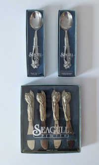 Seagull Pewter Knives & Spoons