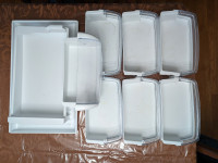 Lg  fridge  parts door trays and more 