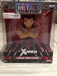 x-men Logan Wolverine Die-Cast 4 inch model factory sealed $25
