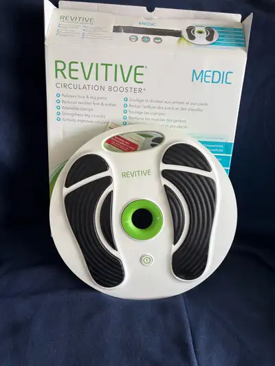 This Revitive Circulation Booster is designed to relieve foot and leg pain while actively improving...
