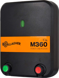 Gallagher M360 Electric Fence Charger Powers Up to 55 Miles