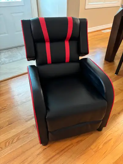 This leather sofa chair is wonderful for kids aged 3-12 years. Perfect addition for child's bedroom,...