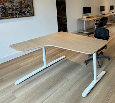 BEKANT corner desk-left Desk, View more