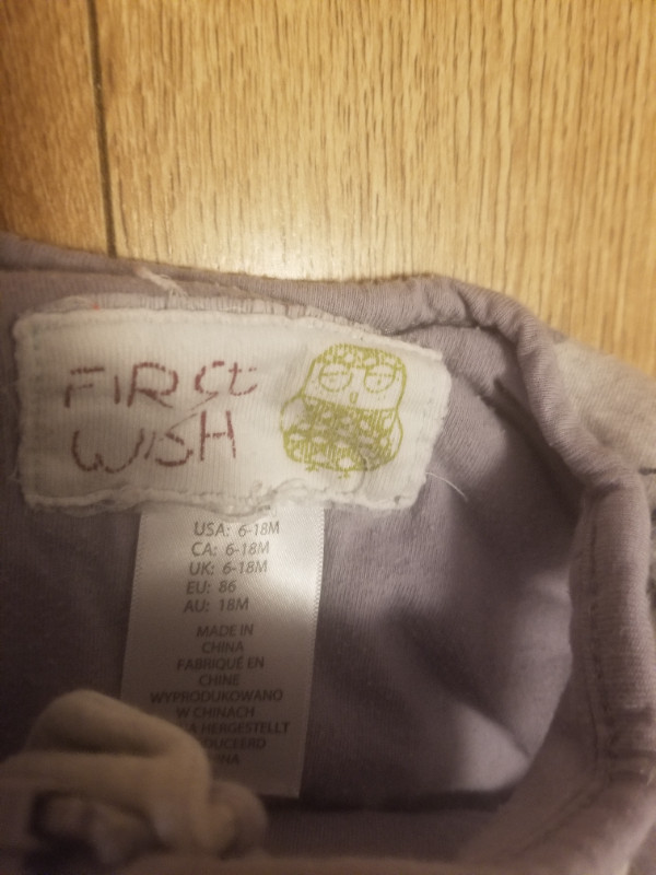 First Wish 6 to 18 month baby sleeping bag in Clothing - 6-9 Months in Calgary - Image 2