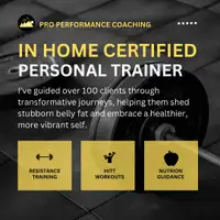 In Home Personal Trainer