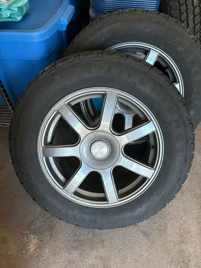 Basically brand new summer tires and alloy rims. Sizing and receipt in photos. Driven on for one sum...