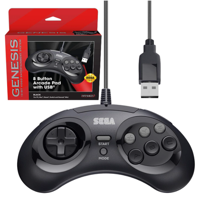 Retro-Bit Official Sega Genesis USB Controller, View more