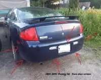 2007-2010 Pontiac G5 Pare-choc Arrière rear bumper
