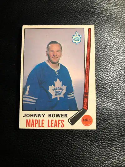 1969 OPC Johnny Bower #187, View more