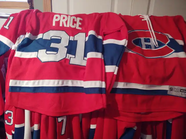 chandail jersey habs canadiens enfant adulte kids jacket nhl lnh in Arts & Collectibles in Laurentides - Image 3