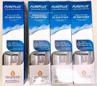 PUREPLUS DA29-00020B Water Filters (4) for Samsung Refrigerator