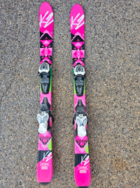 Girls K2 LuvBug Skis - 112cm - Like New Condition