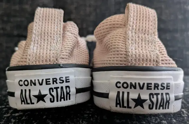 Converse sneakers, light pink, size 6.5 Ladies in Women's - Shoes in Calgary - Image 6