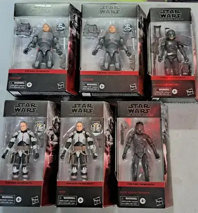Star Wars Bad Batch 6 Inch Figure Lot, View more