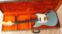 Fender Duo Sonic Daphne Blue 1965-1966Vintage 3.12kg Slab Board