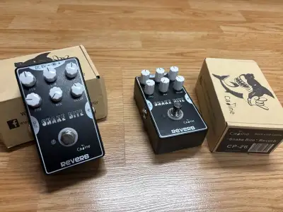 Caline CP-26 Snake Bite Reverb Effect Pedal Guitar Bass, View more