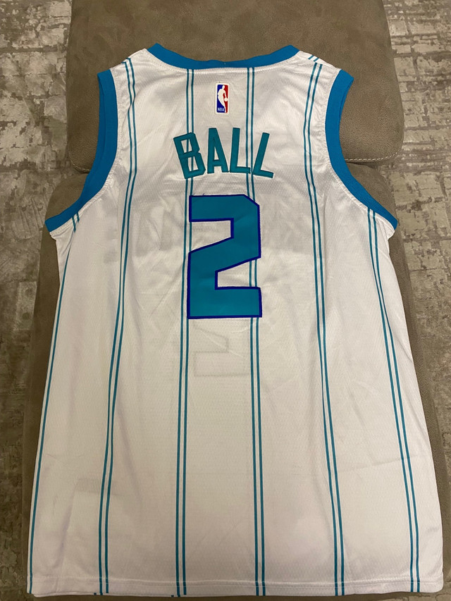 Lamelo Ball NBA Jersey #2 Charlotte Hornets - White and teal ,  in Men's in Markham / York Region - Image 2